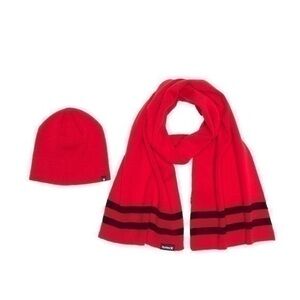 Hurley Beanie and Scarf Set - Red - NWT
